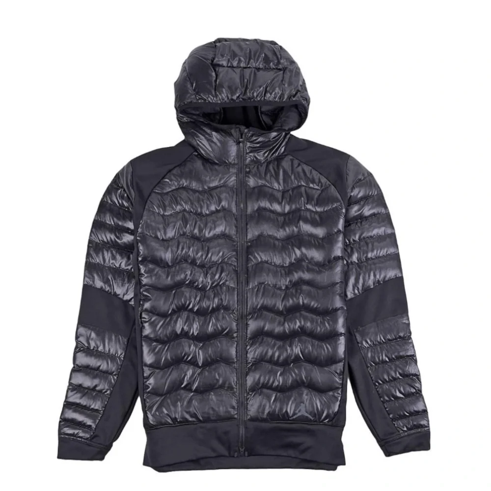 Nike Air Jordan Men's Black Performance Hybrid Hooded Jacket Size M